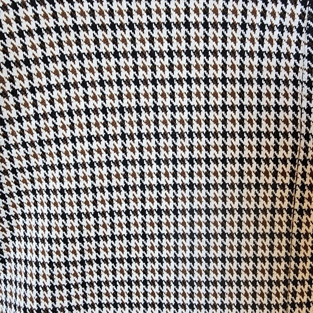 NEW Maurices Women's Double Breasted Blazer Jacket Houndstooth Tan/Brown Size XL - Picture 14 of 15